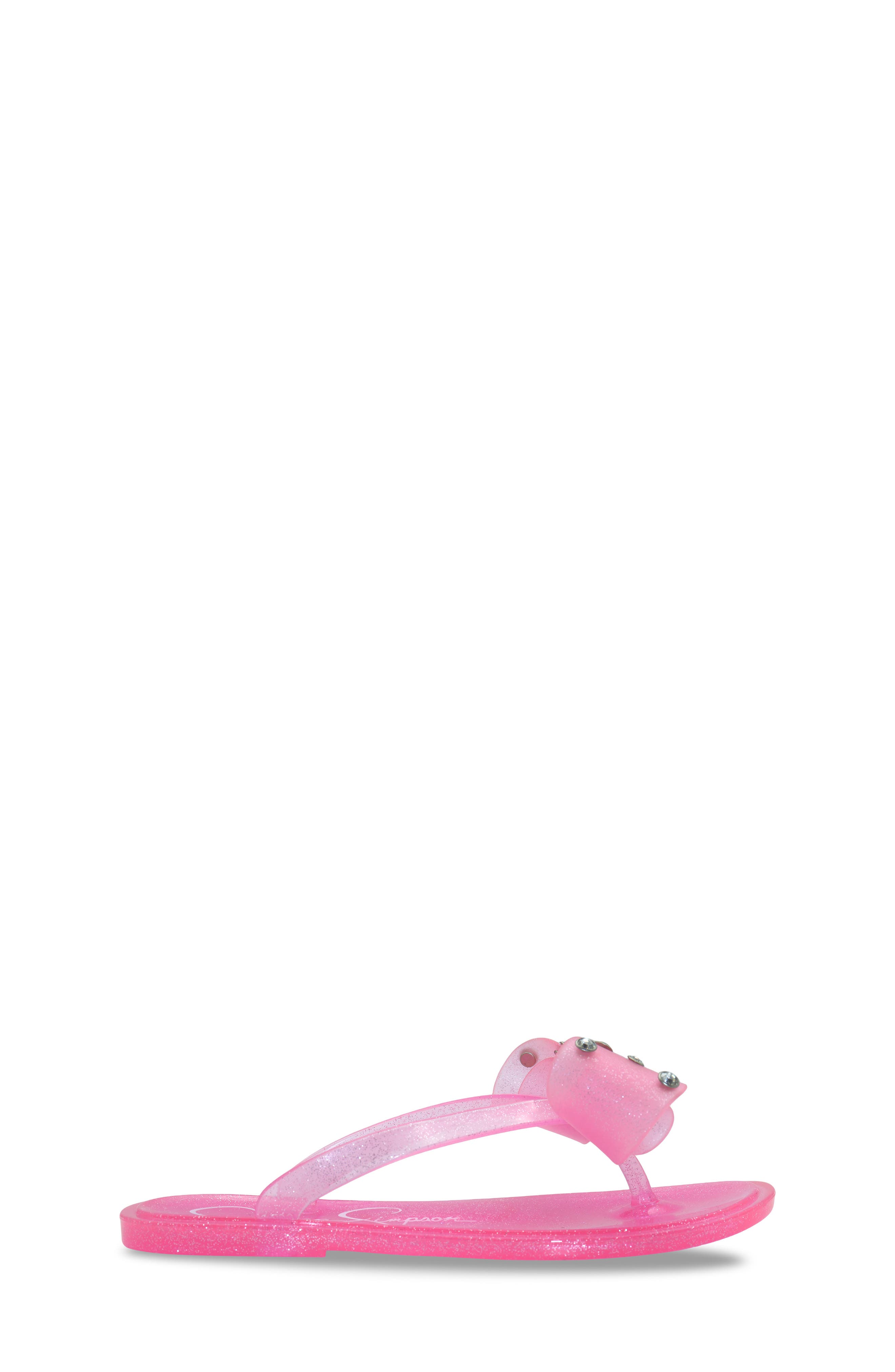 Kids' Jelly Flip Flop, Alternate, color, PINK