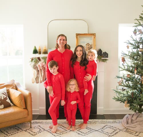 City Threads Kids' Soft & Cozy Thermal One-piece Union Christmas Outfit Suit In White