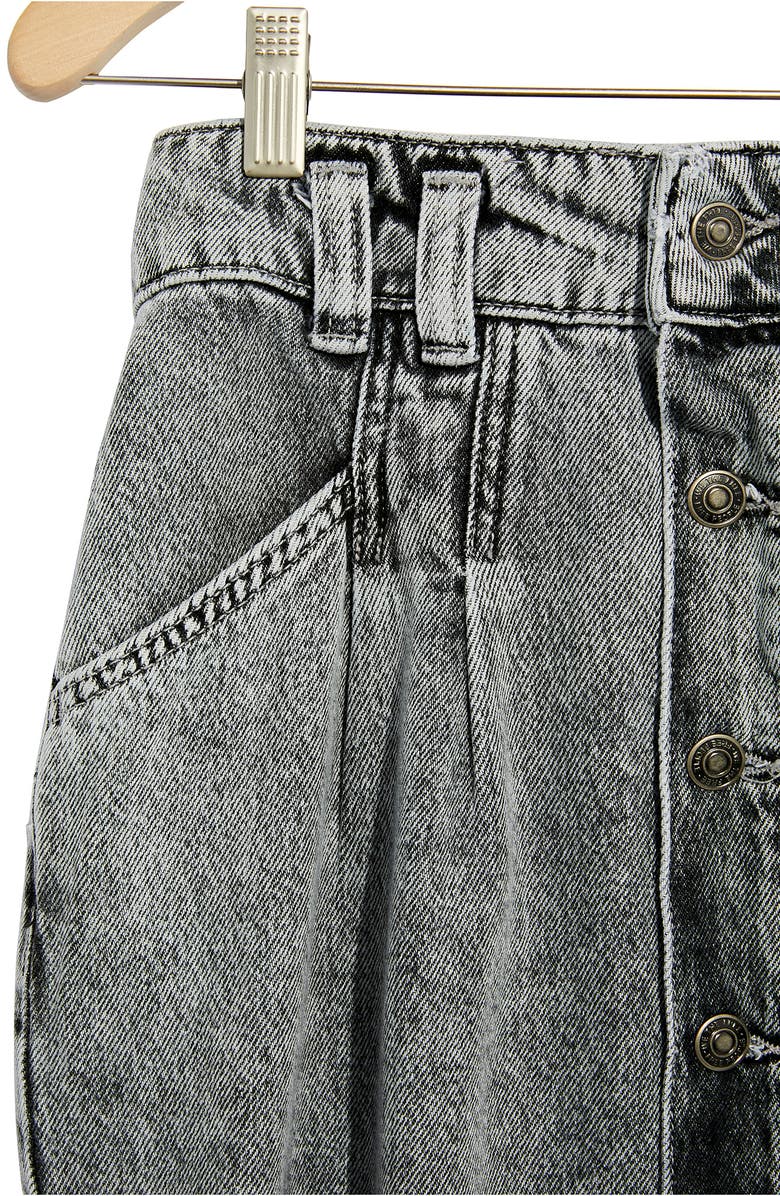 Free People Sidney Denim Midi Skirt, Alternate, color, 