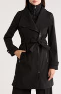 Calvin Klein Belted Softshell Jacket with Inner Bib