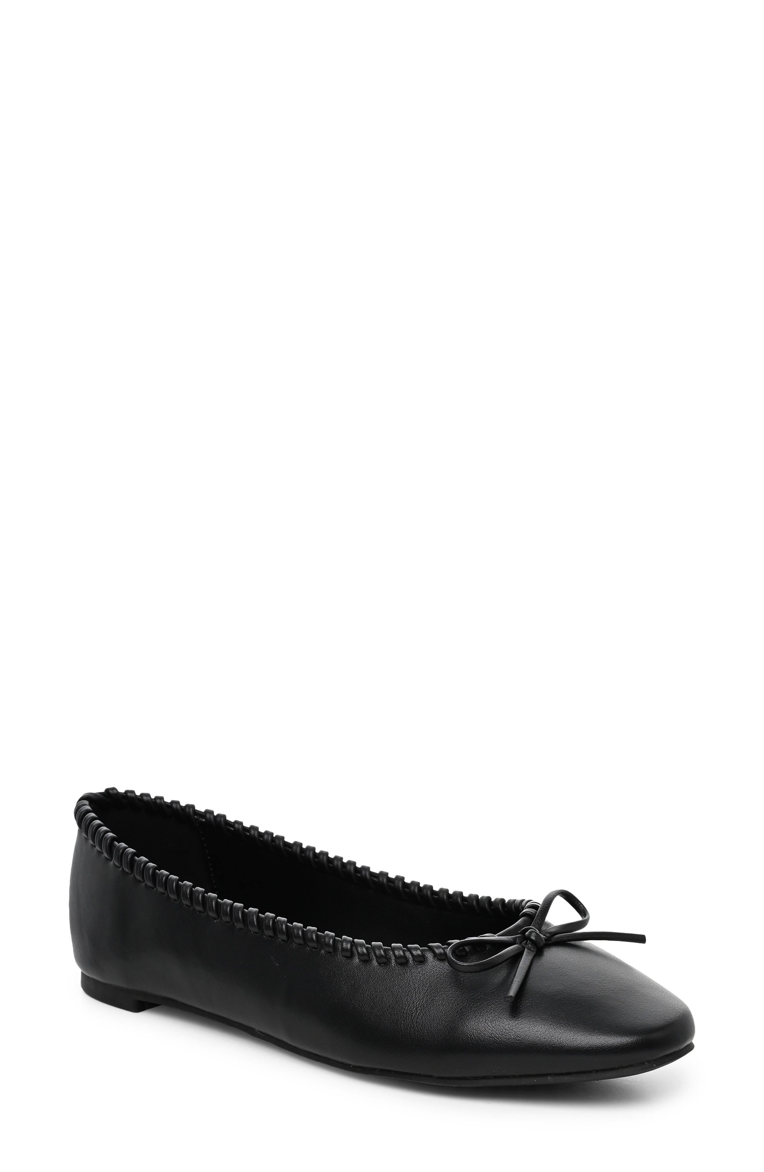 Courty Faux Leather Ballet Flat