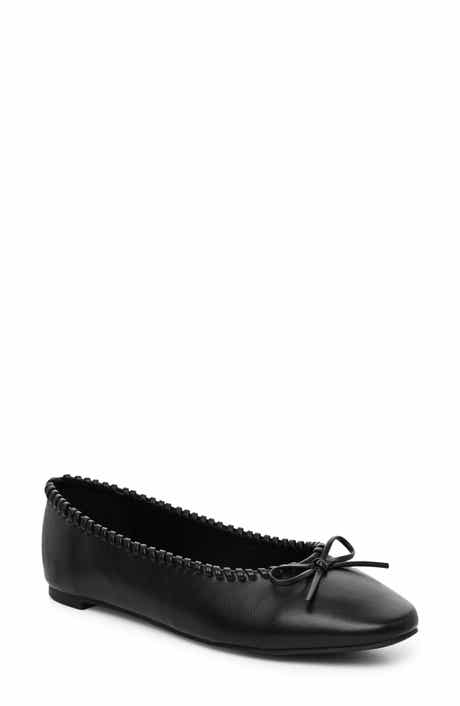 Courty Faux Leather Ballet Flat