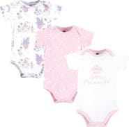 Hudson Baby Essential Three-Piece Set of Cotton Bodysuits