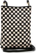 Clare V. Poche Woven Leather Crossbody Bag