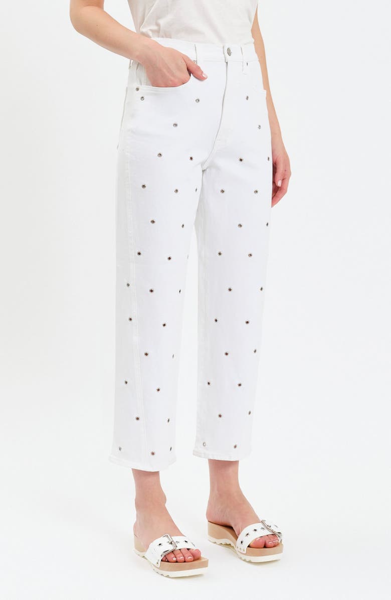 DAZE Westward High Waist Ankle Barrel Leg Jeans, Alternate, color,