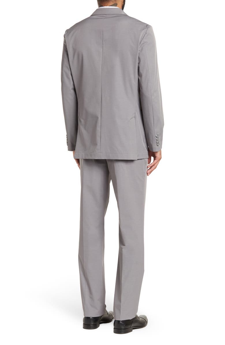 NORDSTROM RACK Two Button Notch Lapel Trim Fit Suit, Alternate, color, 