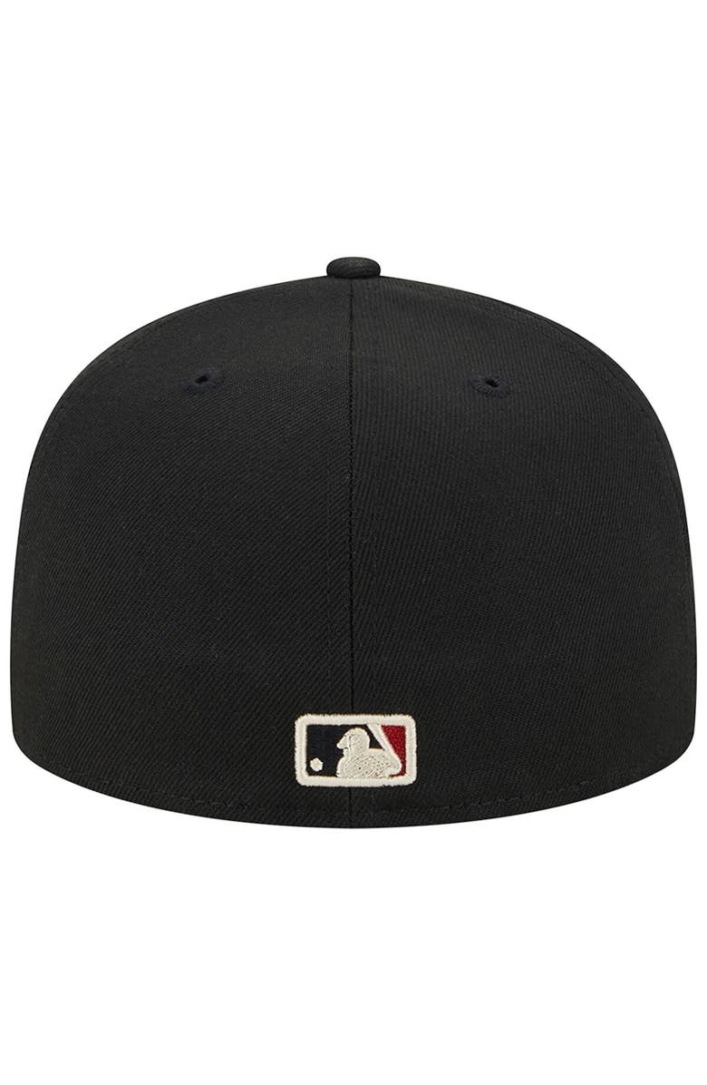 New Era Men's New Era Black Arizona Diamondbacks Alternate Logo 2001 World Series Team Color 59FIFTY Fitted Hat, Alternate, color, 