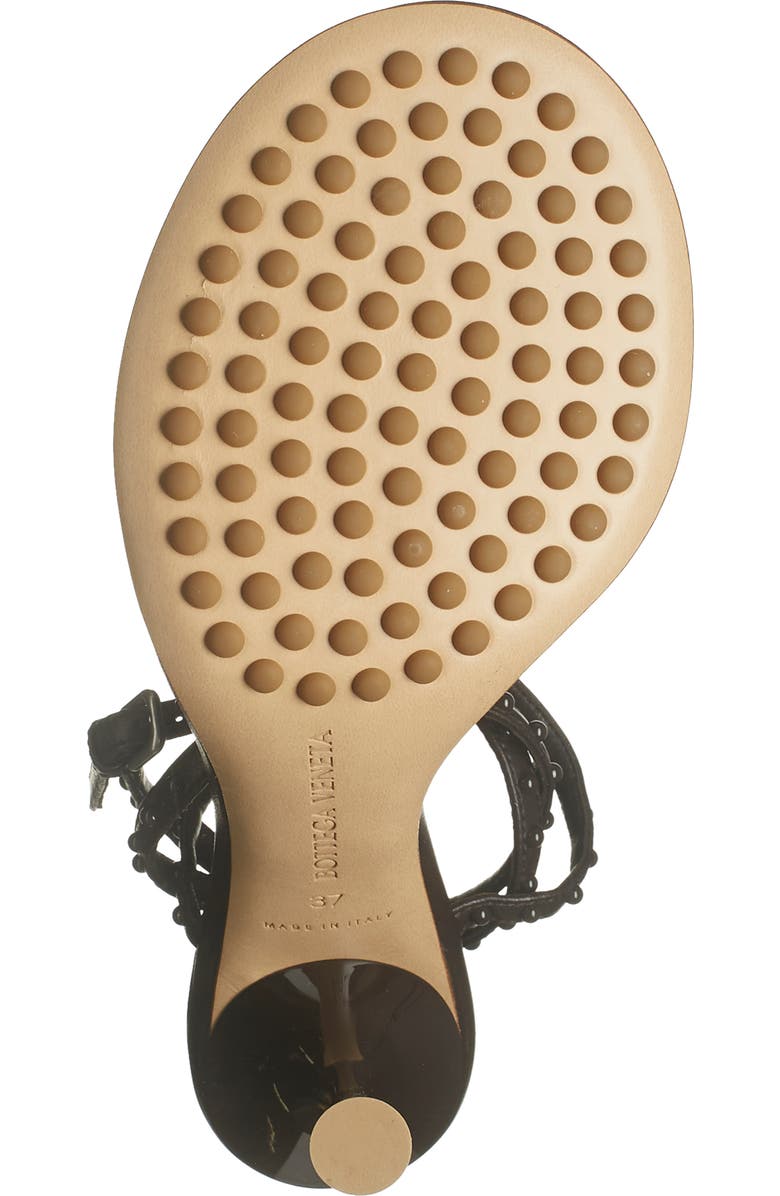 Bottega Veneta Studded Wrap Ankle Sandal, Alternate, color,