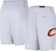 Nike Men's Nike White 2019/20 Cleveland Cavaliers Icon Edition Swingman Shorts