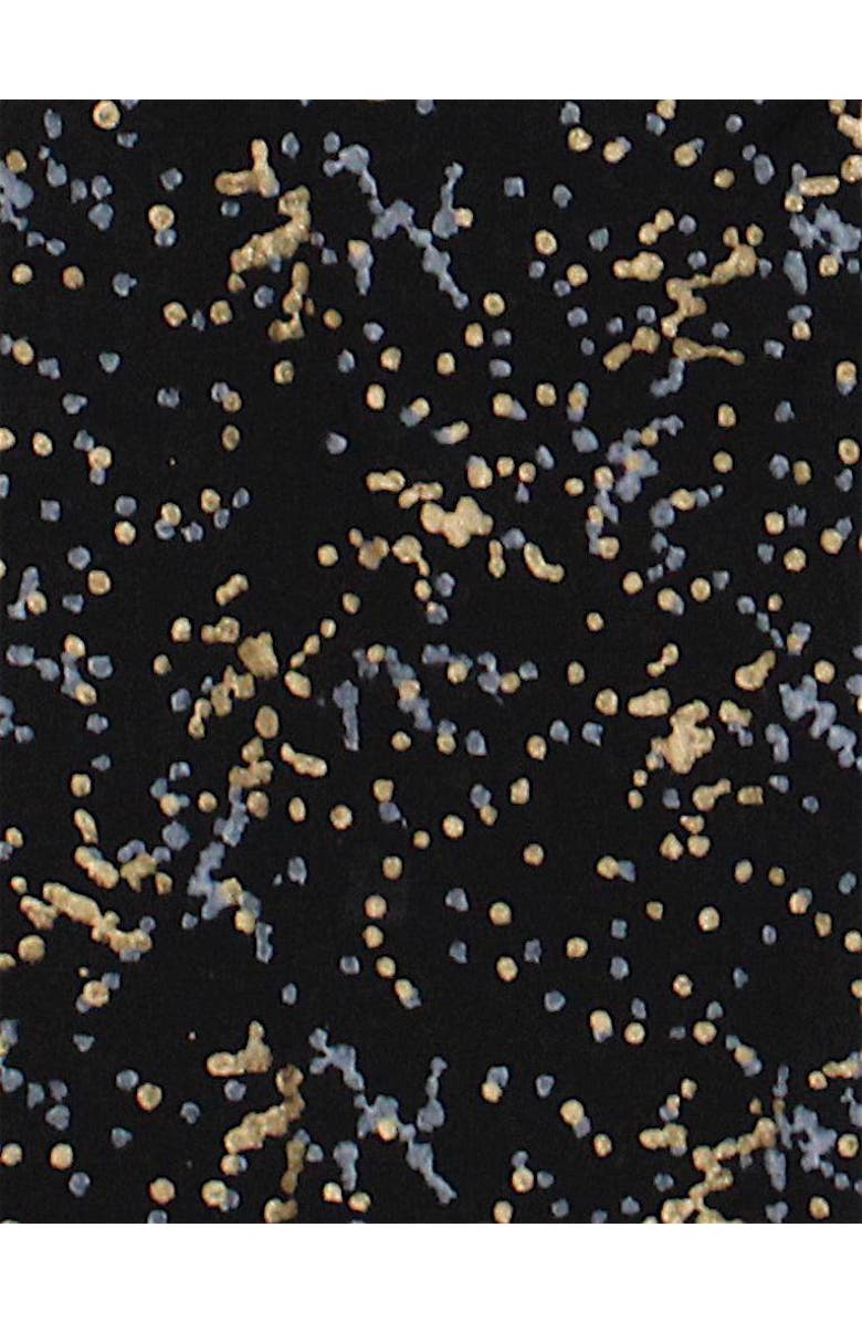 Passion Lilie Splatter Dot Scarf, Alternate, color, Blue