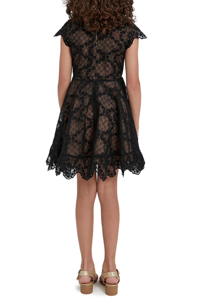 Bardot Junior Kids' Larissa Flutter Sleeve Party Dress, Alternate, color, 