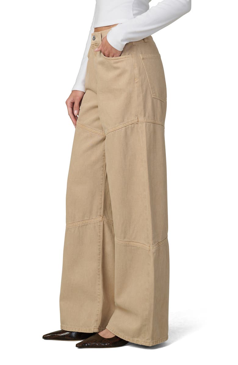 Joe's The Harlowe Seamed High Waist Wide Leg Jeans, Alternate, color, Tigers Eye