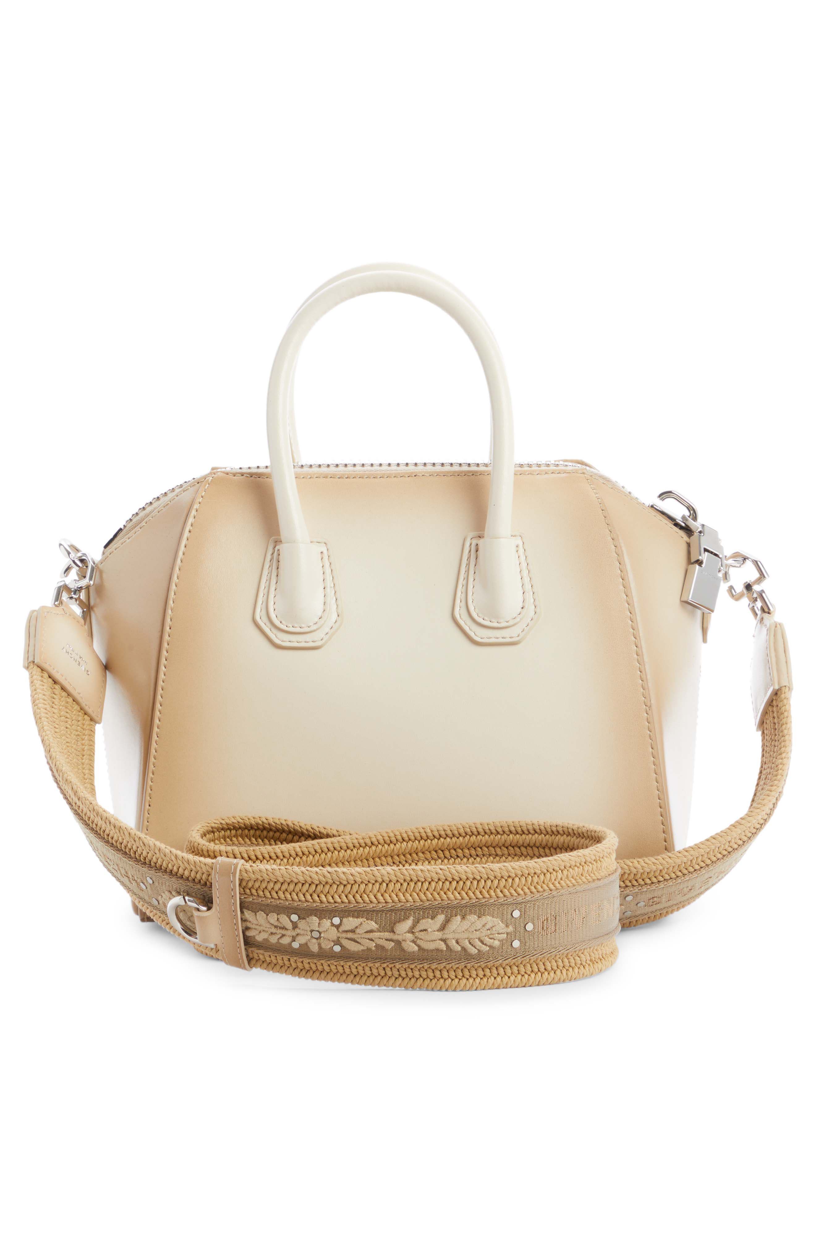 Givenchy Small Antigona Leather Top Handle Bag, Alternate, color, 