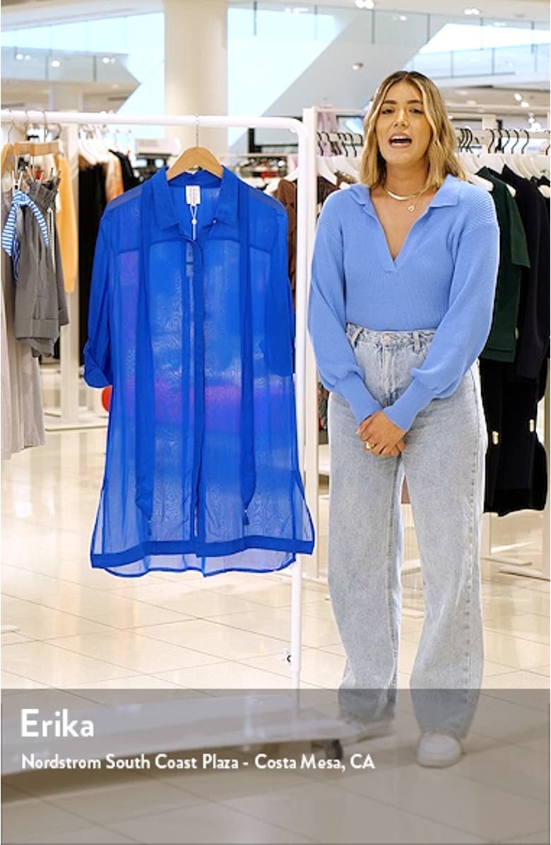 Sicily Cover-Up Shirtdress, sales video thumbnail