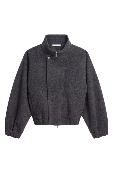 High Neck Bomber Jacket