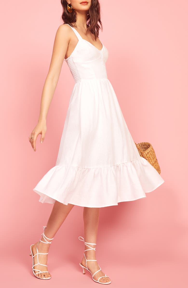 Reformation Dolci Floral Sundress, Alternate, color, 