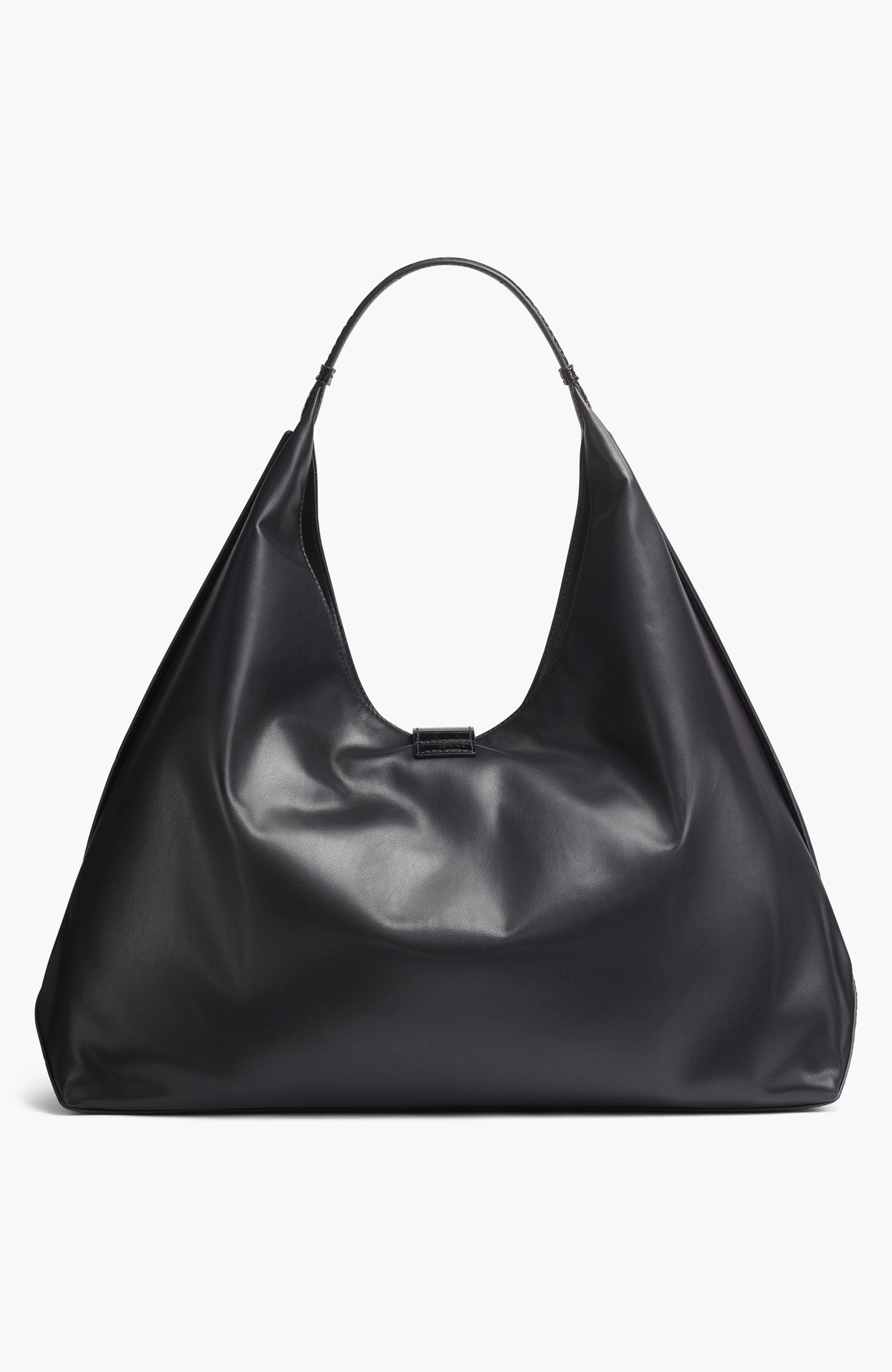 Donna Karan New York Percale Shoulder, Alternate, color, Black/Gold