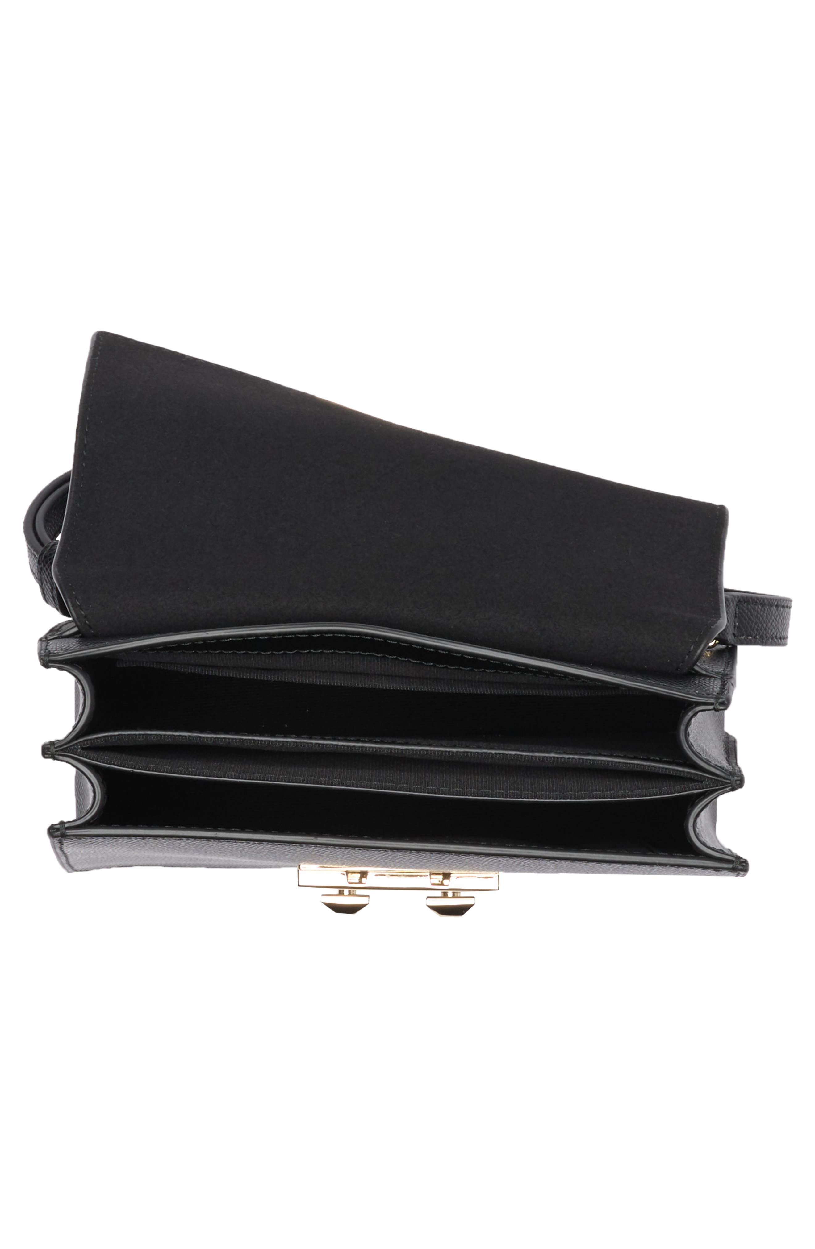 Furla Bella Mini Top Handle Satchel, Alternate, color, Nero