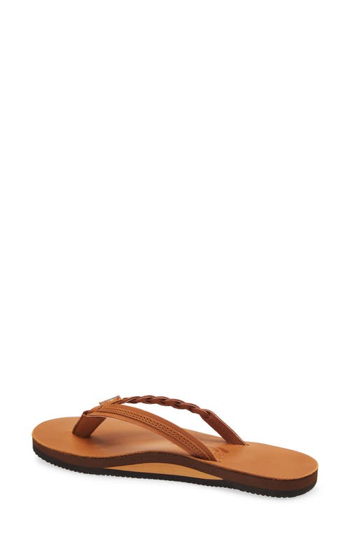 Shop Rainbow® Rainbow 'flirty' Braided Leather Flip Flop