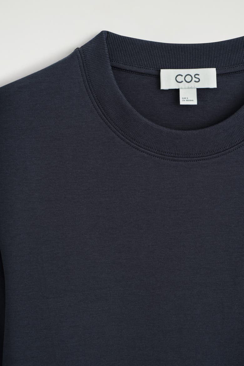Clean Cut Long-Sleeved T-Shirt, Alternate, color, NAVY