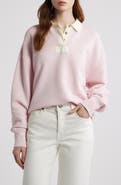 rag & bone Vintage Terry Polo Sweatshirt