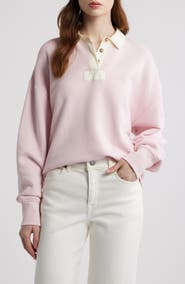 rag & bone Vintage Terry Polo Sweatshirt