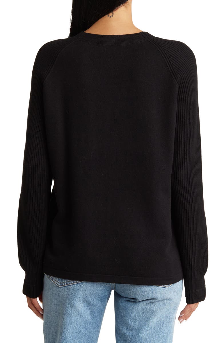 Vince Ribbed Cotton Pullover, Alternate, color, 