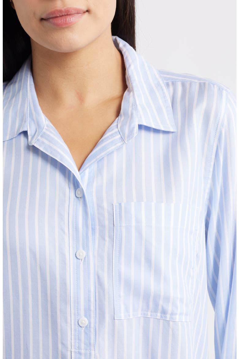 Haley Popover Shirt, Alternate, color, WHISPER LILAC