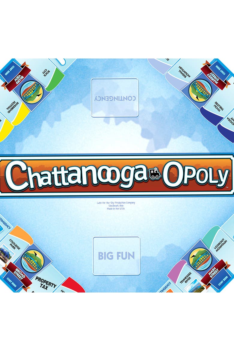 Chattanoogaopoly Monopoly Board Game, Alternate, color, Multicolored