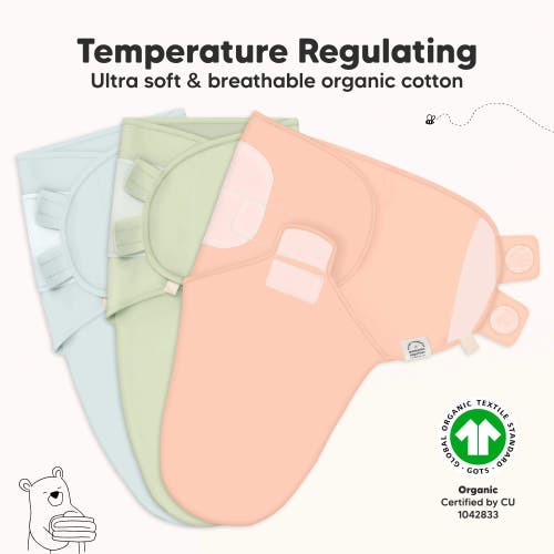 Keababies 3-pack Soothe Swaddle Wraps In Mellow