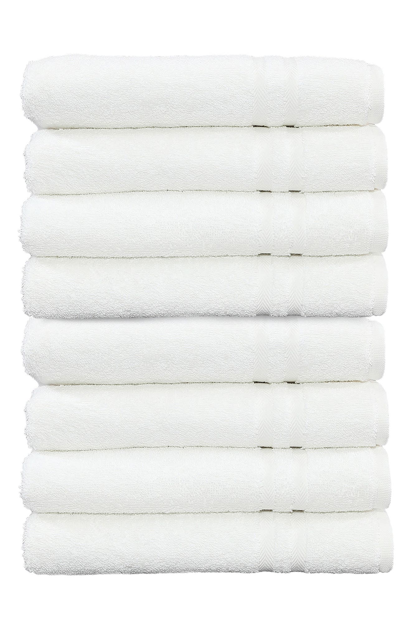 Linum Home Textiles Denzi Turkish Cotton Hand Towel - Set of 8