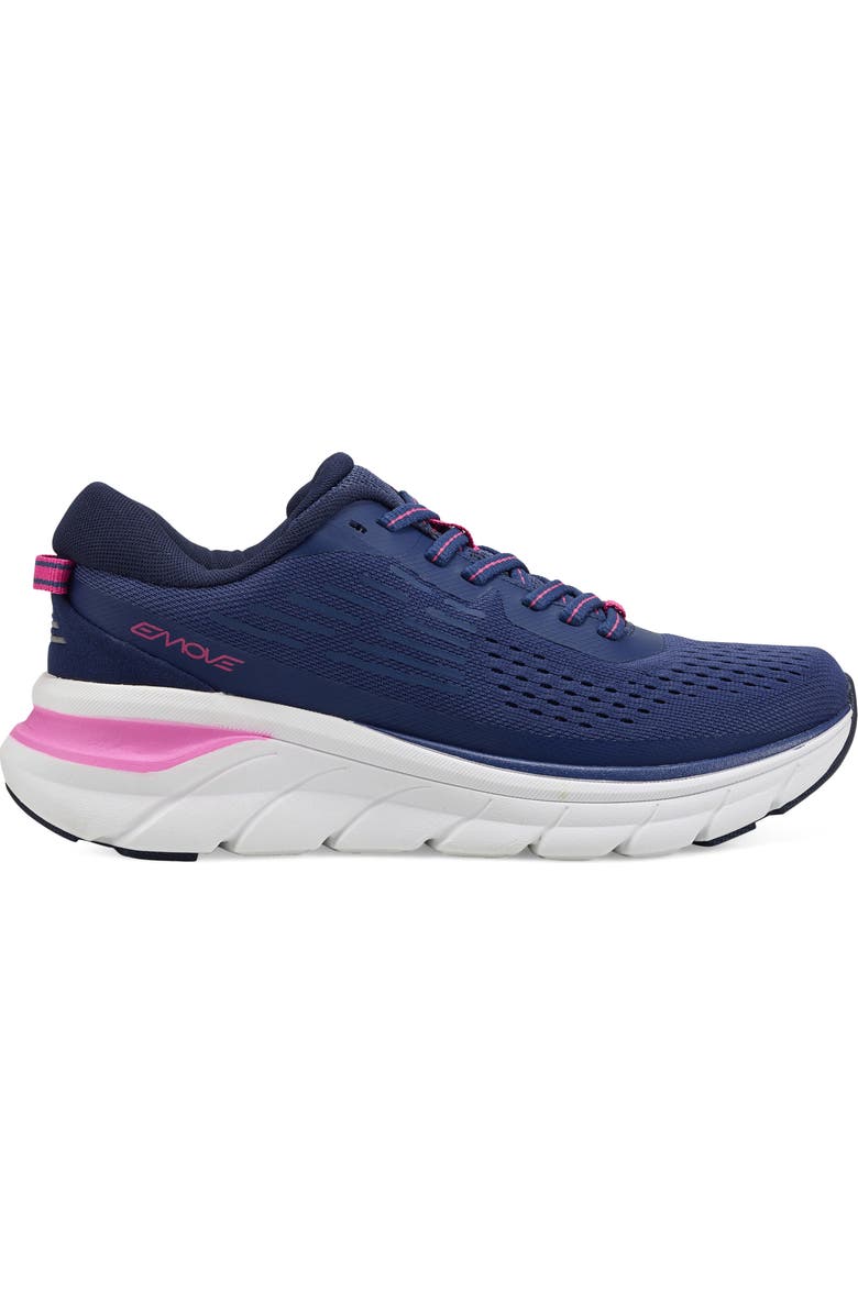 Easy Spirit x Denise Austin Mel Sneaker, Alternate, color, Medium Blue/ Pink