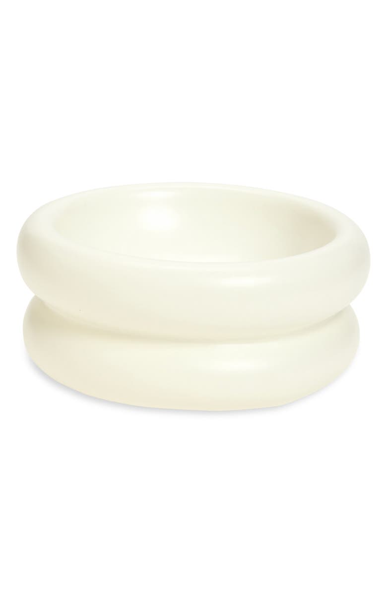 Catenary Halo Elevated Cat Bowl, Main, color, White