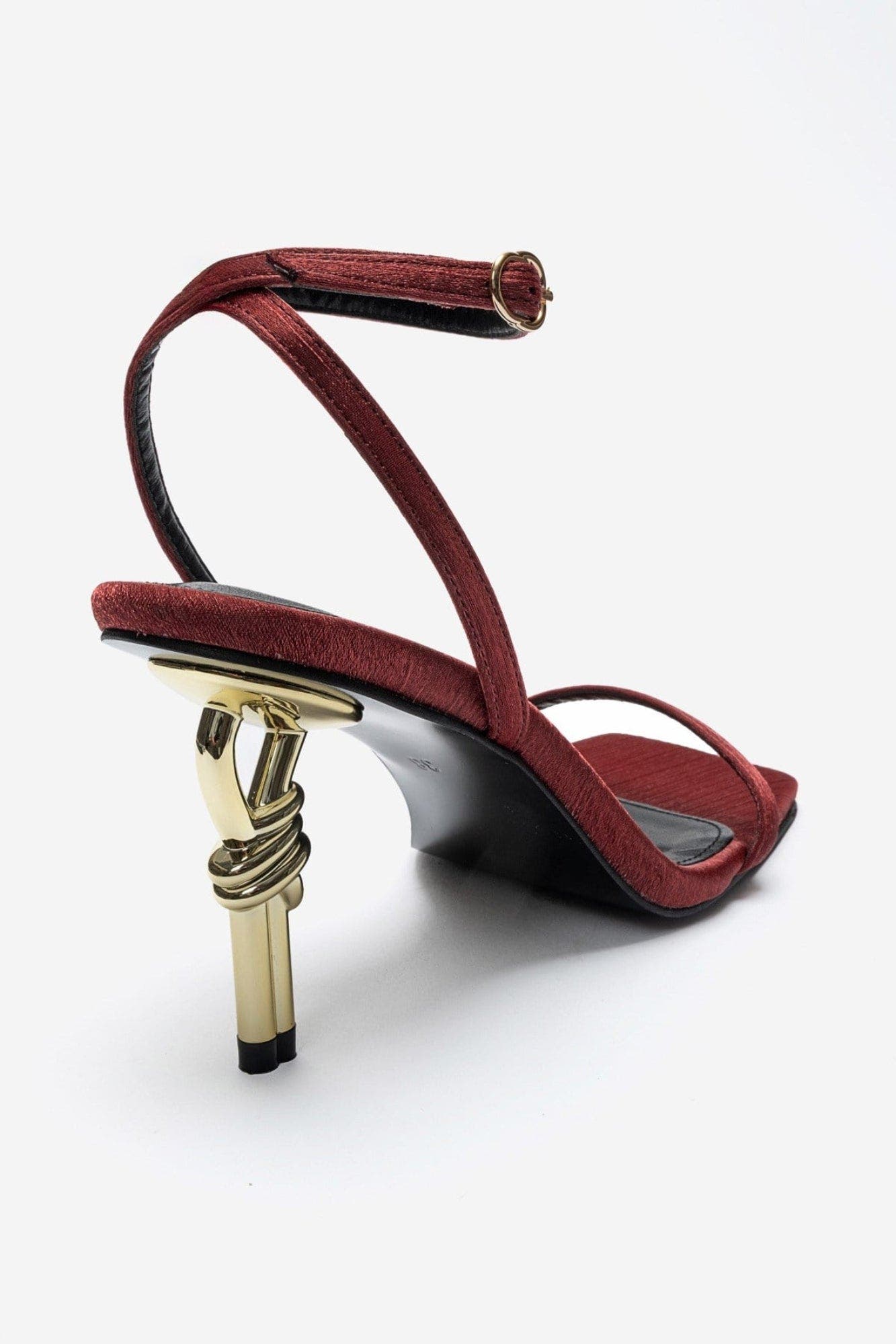 Sone Stiletto Ankle Strap Sandal, Alternate, color, Dark Red