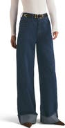 Favorite Daughter The Masha Cuffed High Waist Wide Leg Jeans