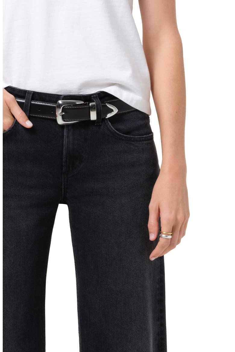 Nora Wide Leg Jeans, Alternate, color, CAYEYE WASHED BLACK