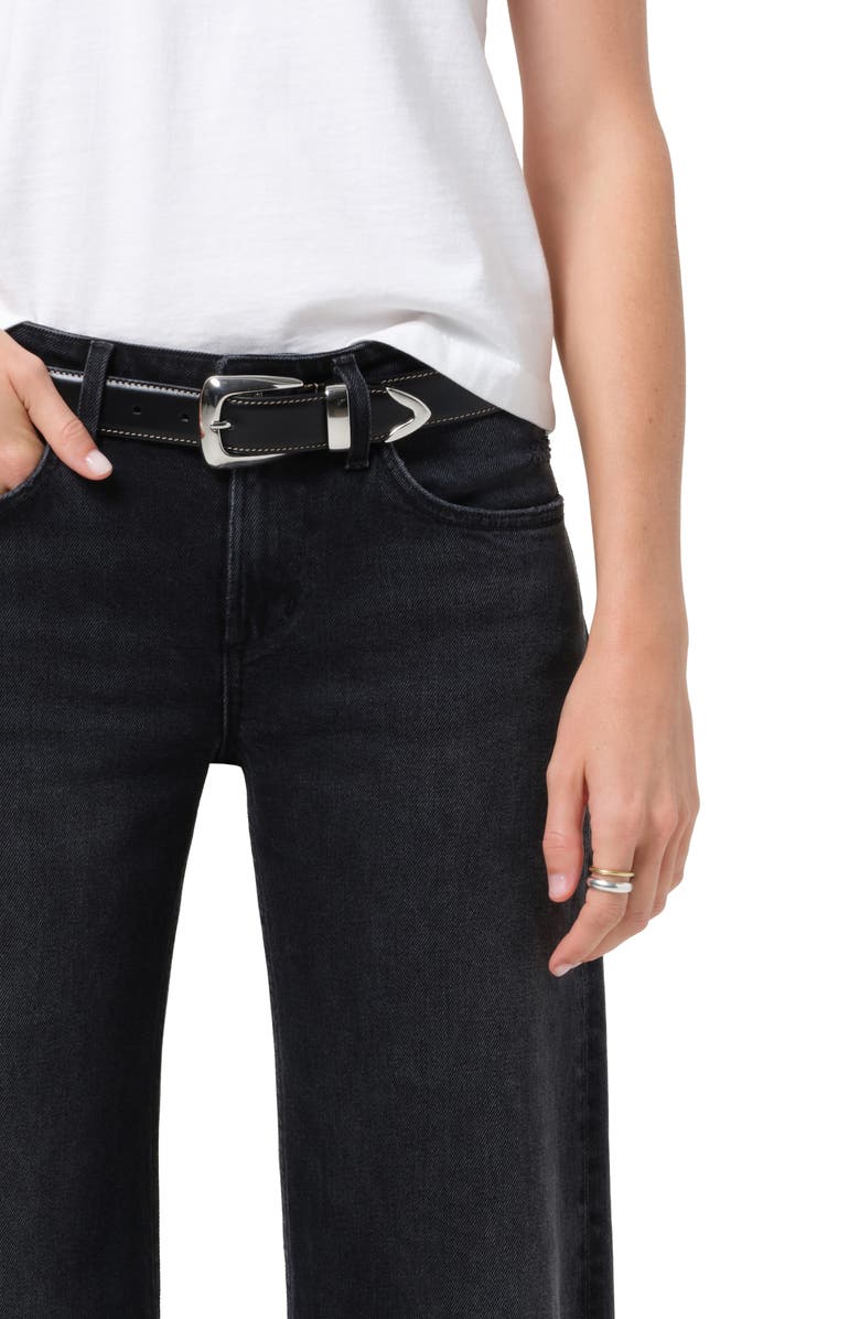 Citizens of Humanity Nora High Waist Wide Leg Jeans, Alternate, color, Cayeye Washed Black