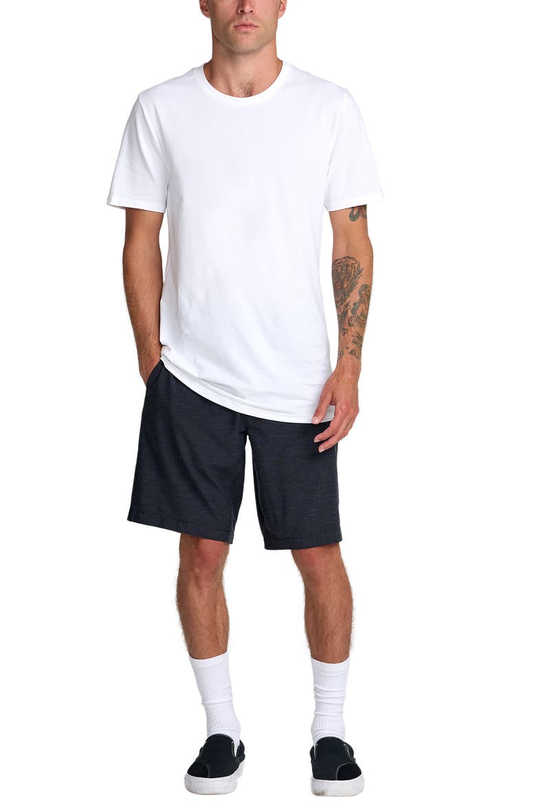 Sport Course Chino Shorts, Alternate, color, HEATHER BLACK