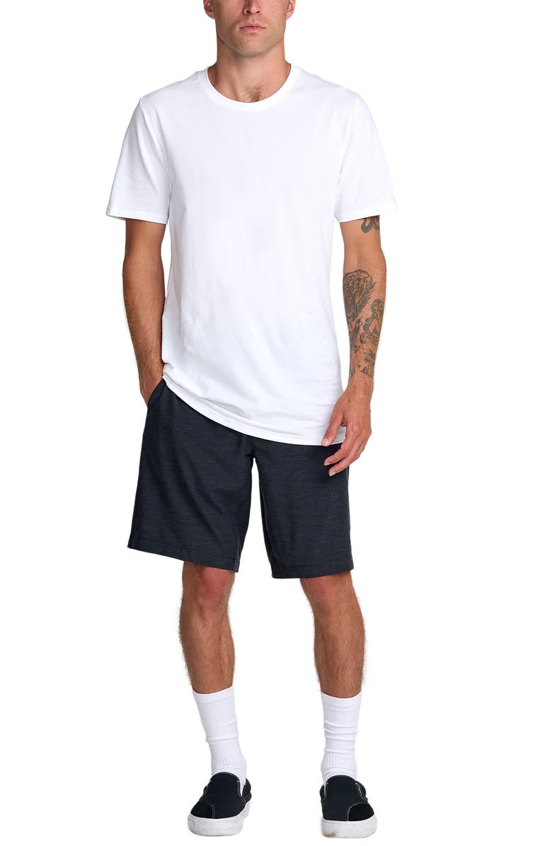 RVCA Sport Course Chino Shorts, Alternate, color, Heather Black