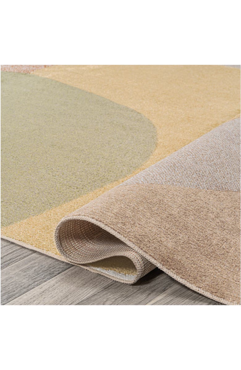 JONATHAN Y Pebble Geometric Kids & Novelty Machine-Washable Area Rug, Alternate, color, Multi