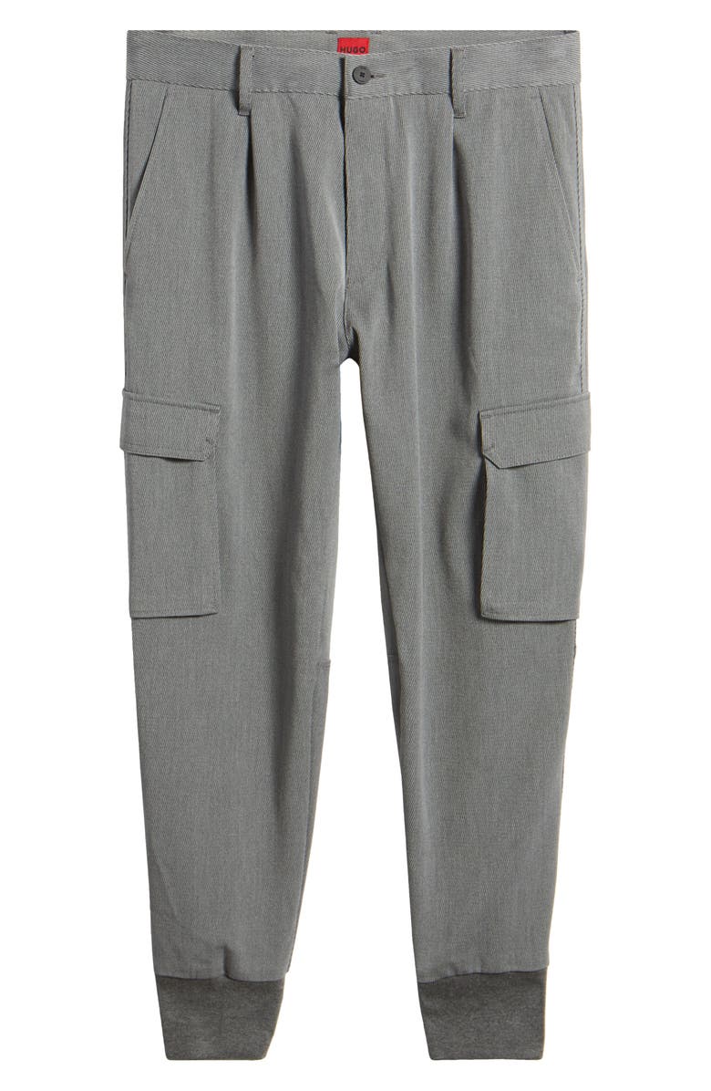 HUGO Glavin Pleated Cargo Joggers, Alternate, color, Open Grey