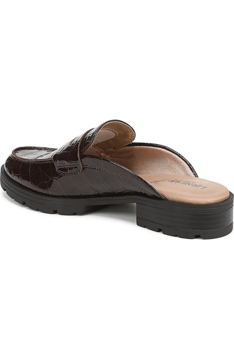 LifeStride London Penny Strap Mule, Alternate, color, Dark Chocolate