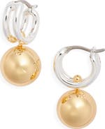 JENNY BIRD Lyra Huggie Drop Earrings