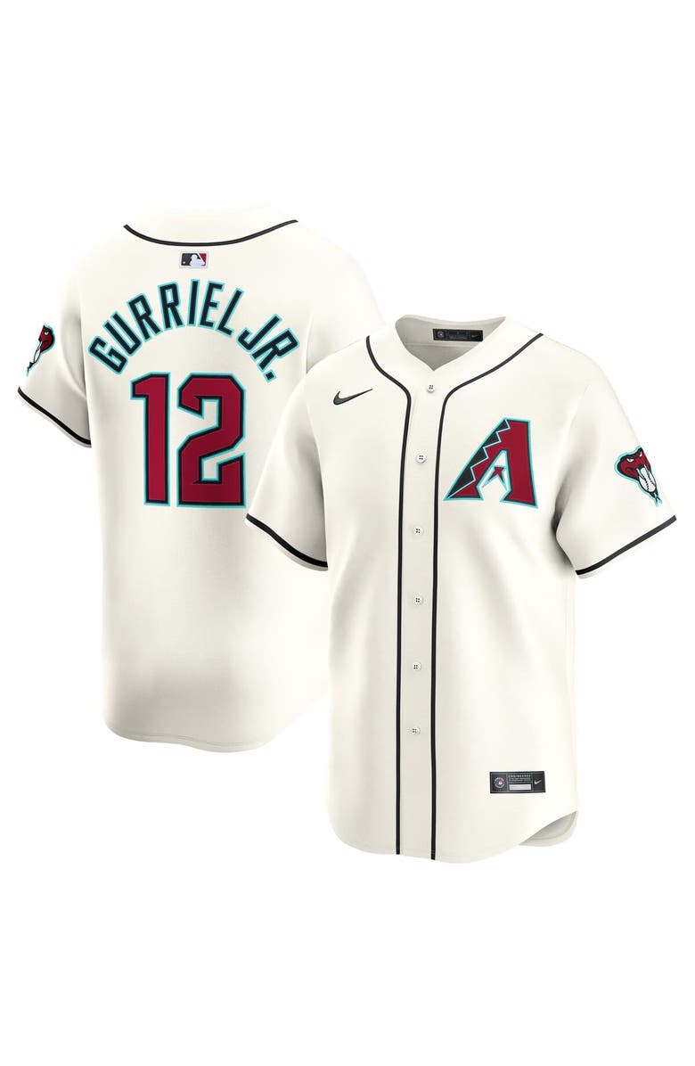 Nike Men's Nike Lourdes Gurriel Jr. Cream Arizona Diamondbacks Home Limited Player Jersey, Main, color, Cream
