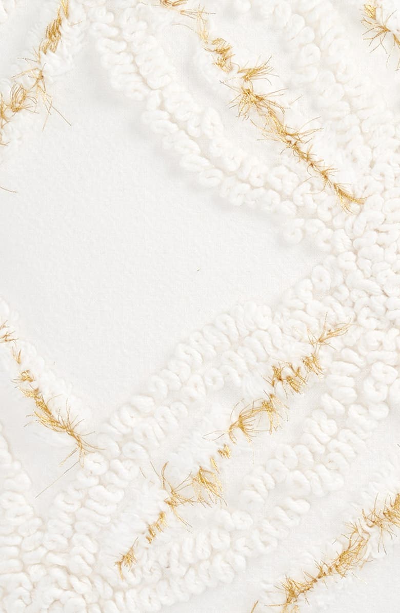 Peri Home Metallic Chenille Pillow, Alternate, color, Ivory