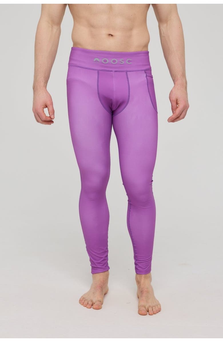 OOSC Elite Activewear Leggings - Purple, Main, color, Grey