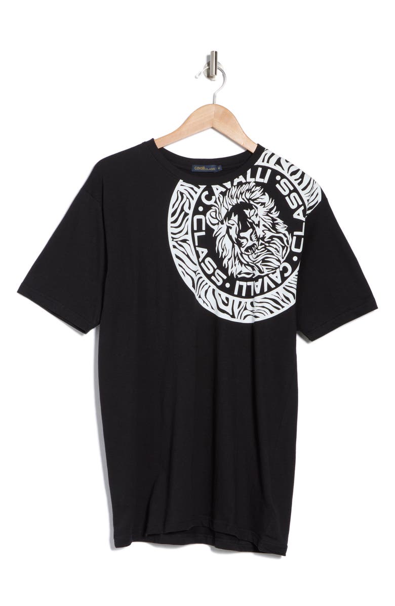 Cavalli Class Stretch Cotton Graphic T-Shirt, Alternate, color,