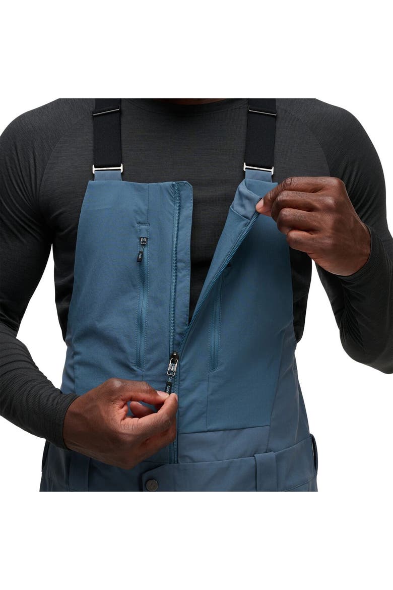 Recon Stretch Bib Pant - Men's, Alternate, color, Midnight Blue