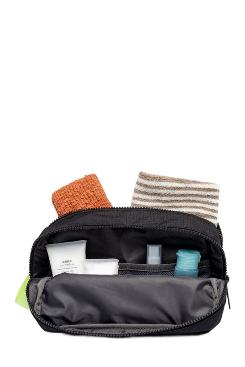 Kei Double Washbag, Alternate, color, BLACK
