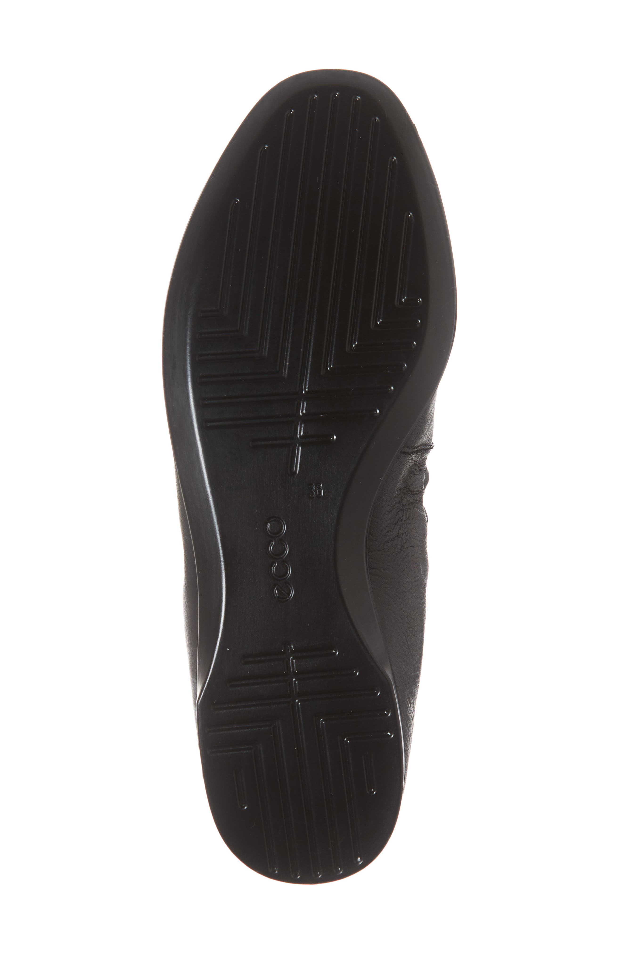 Incise Enchant Ballet Flat, Alternate, color, BLACK/ BLACK LEATHER